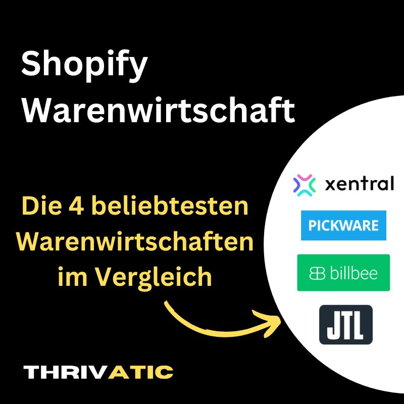 Shopify Warenwirtschaften im direkten Vergleich.