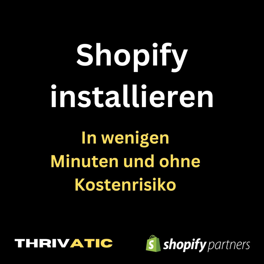 Shopify installieren Anleitung Beitragsbild