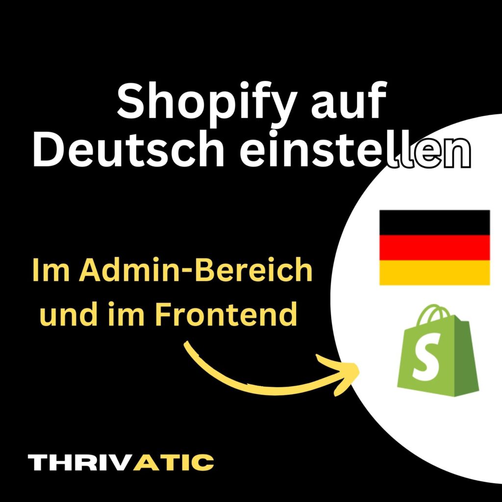Shopify auf Deutsch einstellen
